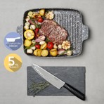 Emsan Perge Döküm 30x25 cm Izgara Tava