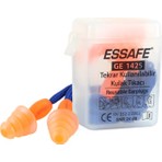 Essafe Çam Tipi Kulak Tıkacı Standart Beden Yıkanabilir Turuncu Renkli 24 dB Gürültü Düşürücü