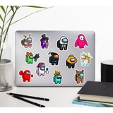 HD Sticker Among Us Oyun Laptop Notebook Tablet Sticker Set P2