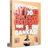 Benim Hocam Yayınları 2023 AYT Türk Dili ve Edebiyatı Tamamı Video Çözümlü Soru Bankası Benim Hocam Yayınları