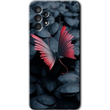 Bera Aksesuar Samsung Galaxy A13 Kılıf Hd Desen Baskılı Arka Kapak - Dark Butterfly