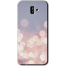 Bera Aksesuar Samsung Galaxy J6 Plus Kılıf Hd Desen Baskılı Arka Kapak - Blur Lights