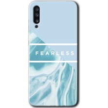 Bera Aksesuar Samsung Galaxy A70 Kılıf Hd Desen Baskılı Arka Kapak - Fearless