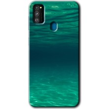 Bera Aksesuar Samsung Galaxy M30S Kılıf Hd Desen Baskılı Arka Kapak - Derin Deniz