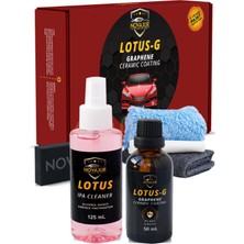 NOVAXIR LOTUS-G 9H NANO GRAFEN-SERAMİK KAPLAMA SETİ (50 Ml), IPA CLEANER, 5-YIL BOYA KORUMA+ULTRA PA