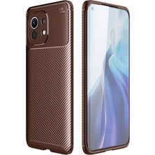 Hesaplı Dünya Xiaomi Mi 11 Uyumlu Kılıf Esnek Tpu Silikon Kahverengi Hng