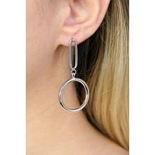 Argentum Concept 925 Ayar Gümüş Halkalı Küpe - K090801