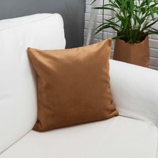 Körfez Kırlent Tay Tüyü Kırlent Kılıfı Kahve