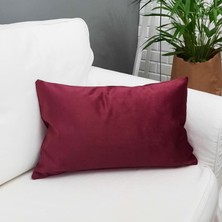 Körfez Kırlent Tay Tüyü Kırlent Kılıfı Bordo