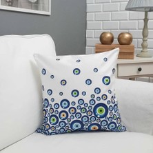 Körfez Kırlent Yaz Temalı Nazar Desen Kırlent Kılıfı 43X43CM