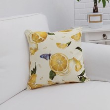 Körfez Kırlent Yaz Meyveleri Temalı Kırlent Kılıfı 43X43CM