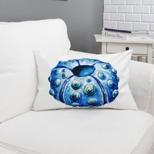 Körfez Kırlent Marin Desenli Dikdörtgen Kırlent Kılıfı