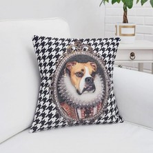 Körfez Kırlent Sevimli Hayvan Figür Baskılı Kırlent Kılıfı 43X43CM