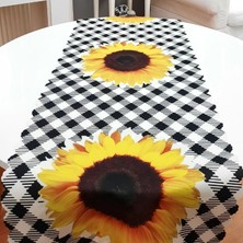 Körfez Kırlent Yaz Desenli Dekoratif Runner Örtü 40X140CM