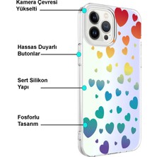 Kzy Apple iPhone 12 Kapak Inek Desenli Fosforlu Silikon Kılıf