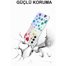 Kzy Samsung Galaxy A52 Kapak Zebra Desenli Fosforlu Silikon Kılıf