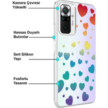 Kzy Xiaomi Redmi Note 8 Kapak Inek Desenli Fosforlu Silikon Kılıf