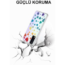 Kzy Vivo Y20 Kapak Zebra Desenli Fosforlu Silikon Kılıf