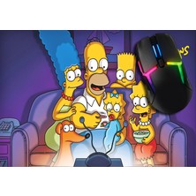 Beam Dijital The Simpsons Gaming Oyuncu Mouse Pad