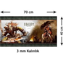 Beam Dijital Knight Online Xl 70X40 cm 3mm Oyuncu Gaming Mouse Pad