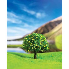 Tahtakalehobi Sarı Çiçekli Ağaç 7 cm 2 Adet