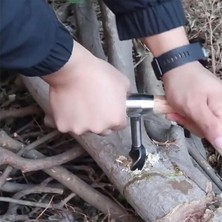 Homyl El Burgu Matkap Biç Bushcraft Puncher Hayatta Kalma Sırt Çantası Kahverengi (Yurt Dışından)