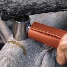 Homyl El Burgu Matkap Biç Bushcraft Puncher Hayatta Kalma Sırt Çantası Kahverengi (Yurt Dışından)