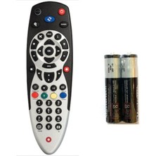 Digiturk Plus Uyumlu Siyah Yeni Hd Uydu Cihazı Kumandası +2 Pil