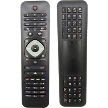 Maza Philips TVRC51312 / 12YKF315-Z01 Klavye LED Tv Kumanda