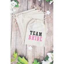 Pekshop Team Bride Gelin - Nedime Hediye Kesesi - 10 Adet