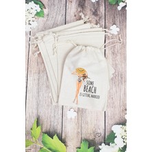 Pekshop "some Beach Is Getting Married" Gelin - Nedime Hediye Kesesi - 10 Adet