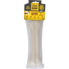 Delibon Deri Pres Kemik 22 cm L Boy 1 Li Paket Beyaz