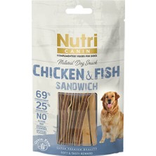 Nutri Canin Chicken & Fish Sandwich Köpek Ödülü 80 gr