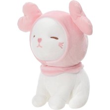 Miniso Şapkalı Sevimli Kedi Peluş Oyuncak 27 cm