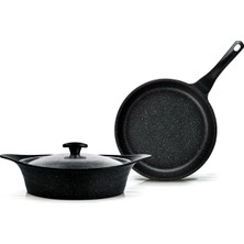 Aler Home Thermoad 3 Parça Pyro Set(28 cm Sığ Tencere+28 cm Tava)