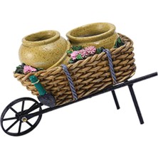 Seasong Bahçe Dekorasyonu Sarı Flowerpot  Sepet Saksı Süs Dekorasyon Düzeni (Yurt Dışından)