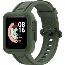 Yue Store Xiaomi Redmi Için Silikon Izle Band 2 Koyu Yeşil Izle (Yurt Dışından)