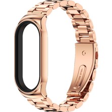 Mijobs Xiaomi Mi Band 7/7 Nfc Gül Altın Için Cs Paslanmaz Ste Watch Band (Yurt Dışından)