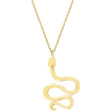 Altın Sepeti Altın Yılanlı Kolye