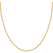 Altın Sepeti Altın Uzun Halat Zincir Kolye