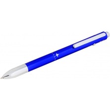 Tahtakalehobi Steelpen 520 Mavi 3 Fonksiyonlu Kalem (0.5 mm Versatil + Siyah ve Mavi Tükenmez Kalem)