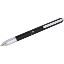 Tahtakalehobi Steelpen 520 Siyah 3 Fonksiyonlu Kalem (0.5 mm Versatil + Siyah ve Mavi Tükenmez Kalem)