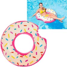 Elifeshop ES56265 Şekerli Donut Tasarımlı Havuz & Deniz Simidi Can Simidi 107 Cm.