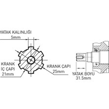 Kama By Reıs KDK178FH Dizel Motor