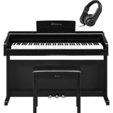 Midex PLX-190BK Dijital Piyano 88 Tuşlu Siyah Tuş Hassasiyetli Çekiç Aksiyonlu
