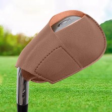 Sharplace Golf Demir Kafa Kapağı Pu Deri Golf Kulübü Kapak 4 Parça (Yurt Dışından)