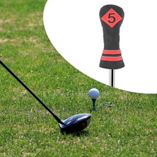 Sharplace Golf Şaft Aksesuarları Kulübü Kafa Siyah Kırmızı 5 (Yurt Dışından)