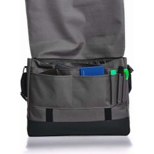Bagorama  15 Inch Laptop, Çapraz ve Omuz Postacı Çantası - Füme