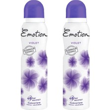 Emotion 2 Adet Violet Kadın Deodorant 150 ml