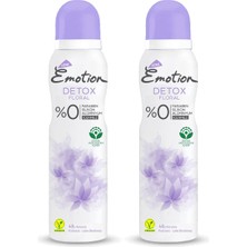 Emotion 2 Adet Detox Floral Kadın Deodorant Sprey 150 ml